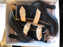 Load image into Gallery viewer, Vivienne Westwood Gold Label Bondage Boots Black Canvas