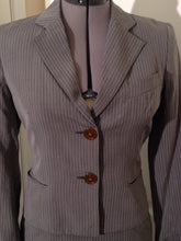 Load image into Gallery viewer, Vivienne Westwood Red Label Grey Pinstripe Skirt Suit