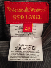 Load image into Gallery viewer, Vivienne Westwood Red Label Grey Pinstripe Skirt Suit
