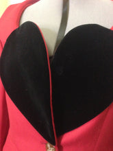 Load image into Gallery viewer, Vivienne Westwood Red Label AW 2014 Red Love Jacket with Black Velvet Heart Lapel