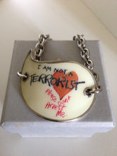Load image into Gallery viewer, Vivienne Westwood Accessories Label I Am Not A Terrorist Bracelet