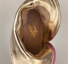 Load image into Gallery viewer, Vivienne Westwood Freddy Ankle Boots in Dusty Pink Velvet