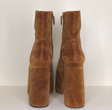 Load image into Gallery viewer, Vivienne Westwood Freddy Ankle Boots in Tan Velvet