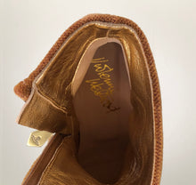 Load image into Gallery viewer, Vivienne Westwood Freddy Ankle Boots in Tan Velvet