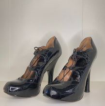 Load image into Gallery viewer, Vivienne Westwood AW 2005 Accessories Label Power Station Gillies in Black Patent Leather