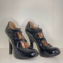 Load image into Gallery viewer, Vivienne Westwood AW 2005 Accessories Label Power Station Gillies in Black Patent Leather