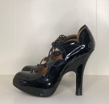 Load image into Gallery viewer, Vivienne Westwood AW 2005 Accessories Label Power Station Gillies in Black Patent Leather