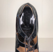 Load image into Gallery viewer, Vivienne Westwood AW 2005 Accessories Label Power Station Gillies in Black Patent Leather