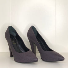 Load image into Gallery viewer, Vivienne Westwood Anglomania Eggplant Purple Mock Stingray Pointed Pumps