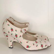Load image into Gallery viewer, Vivienne Westwood Gold Label Mary Jane Cream Canvas Floral Print