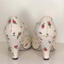 Load image into Gallery viewer, Vivienne Westwood Gold Label Mary Jane Cream Canvas Floral Print