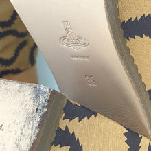 Load image into Gallery viewer, Vivienne Westwood SS 2013 Gold Label Brown Squiggle Pirate Clompers Boots