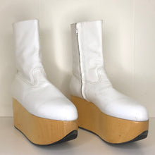 Load image into Gallery viewer, Vivienne Westwood Gold Label Rocking Horse Boots in White Kid Leather