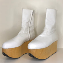 Load image into Gallery viewer, Vivienne Westwood Gold Label Rocking Horse Boots in White Kid Leather