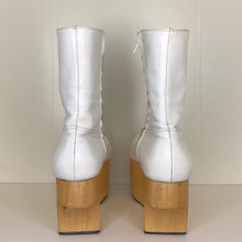 Load image into Gallery viewer, Vivienne Westwood Gold Label Rocking Horse Boots in White Kid Leather