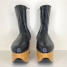 Load image into Gallery viewer, Vivienne Westwood Gold Label Rocking Horse Boots in Black Kid Leather