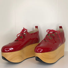 Load image into Gallery viewer, Vivienne Westwood Gold Label Rocking Horse Shoes Gillies Red Patent Leather