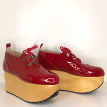 Load image into Gallery viewer, Vivienne Westwood Gold Label Rocking Horse Shoes Gillies Red Patent Leather