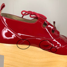 Load image into Gallery viewer, Vivienne Westwood Gold Label Rocking Horse Shoes Gillies Red Patent Leather