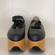 Load image into Gallery viewer, Vivienne Westwood Gold Label Rocking Horse Ballerina Shoes in Black Kid Leather