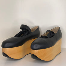 Load image into Gallery viewer, Vivienne Westwood Gold Label Rocking Horse Ballerina Shoes in Black Kid Leather