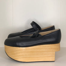 Load image into Gallery viewer, Vivienne Westwood Gold Label Rocking Horse Ballerina Shoes in Black Kid Leather