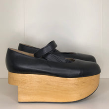 Load image into Gallery viewer, Vivienne Westwood Gold Label Rocking Horse Ballerina Shoes in Black Kid Leather