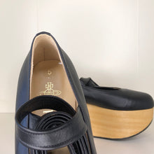 Load image into Gallery viewer, Vivienne Westwood Gold Label Rocking Horse Ballerina Shoes in Black Kid Leather