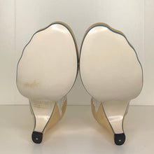 Load image into Gallery viewer, Vivienne Westwood Worlds End Tracey Trainers Gold Leather w/ Silver Stripes