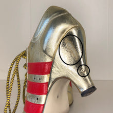 Load image into Gallery viewer, Vivienne Westwood Gold Label Tracey Trainers Gold Leather w/ Red Stripes