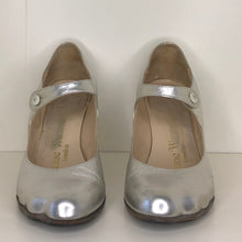 Load image into Gallery viewer, Vivienne Westwood Gold Label Mary Jane Silver Leather Low Heels