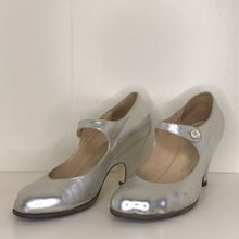 Load image into Gallery viewer, Vivienne Westwood Gold Label Mary Jane Silver Leather Low Heels