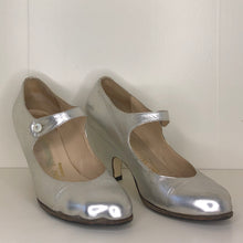 Load image into Gallery viewer, Vivienne Westwood Gold Label Mary Jane Silver Leather Low Heels
