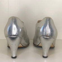 Load image into Gallery viewer, Vivienne Westwood Gold Label Mary Jane Silver Leather Low Heels