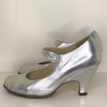 Load image into Gallery viewer, Vivienne Westwood Gold Label Mary Jane Silver Leather Low Heels