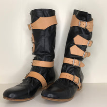 Load image into Gallery viewer, Vivienne Westwood Gold Label Black Leather Pirate Boots