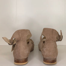 Load image into Gallery viewer, Vivienne Westwood Gold Label Roman 3-Strap Flat Sandal Shoes in Grey Suede