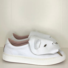 Load image into Gallery viewer, Vivienne Westwood Accessories Label Tiger Trainers in White Leather