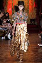 Load image into Gallery viewer, Vivienne Westwood SS 2013 Gold Label Brown Squiggle Pirate Clompers Boots