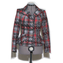Load image into Gallery viewer, Vivienne Westwood Japan Label Graffiti Tartan Grey Skirt Suit Set
