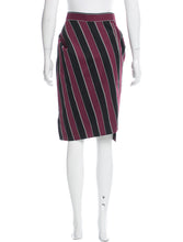 Load image into Gallery viewer, Vivienne Westwood Anglomania Burgundy and Black Striped Skirt Suit
