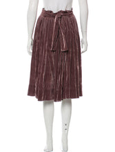 Load image into Gallery viewer, Vivienne Westwood Anglomania Crushed Velvet Eggplant Purple Long Apron Skirt