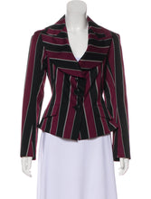 Load image into Gallery viewer, Vivienne Westwood Anglomania Burgundy and Black Striped Skirt Suit