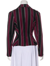 Load image into Gallery viewer, Vivienne Westwood Anglomania Burgundy and Black Striped Skirt Suit