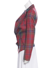 Load image into Gallery viewer, Vivienne Westwood Red Label AW 2009 Maclean of Duart Tartan Wide Collar Jacket and Pockets Mini Skirt Suit