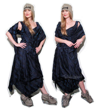 Load image into Gallery viewer, Vivienne Westwood Anglomania Blue Linen Eight Skirt and Sunday Top Suit Set