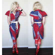 Load image into Gallery viewer, Vivienne Westwood Worlds End Shirtwaister Button-up Dress Union Jack