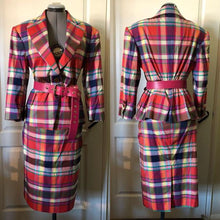 Load image into Gallery viewer, Vivienne Westwood Red Label Harlequin Print Princess Jacket and Pencil Skirt