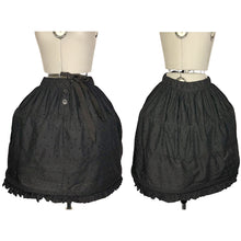 Load image into Gallery viewer, Vivienne Westwood Anglomania Black Eyelet Cotton Mini Crini