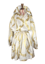 Load image into Gallery viewer, Vivienne Westwood Anglomania Gold Squiggle Playsuit